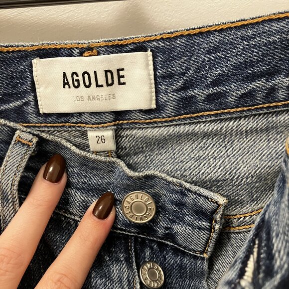 AGOLDE Riley Jeans in Emulsion - Picture 6 of 7